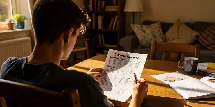 Are students eligible for the £500 cost of living payment?