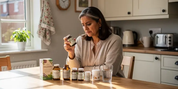 Are there any dietary supplements recommended for menopause?