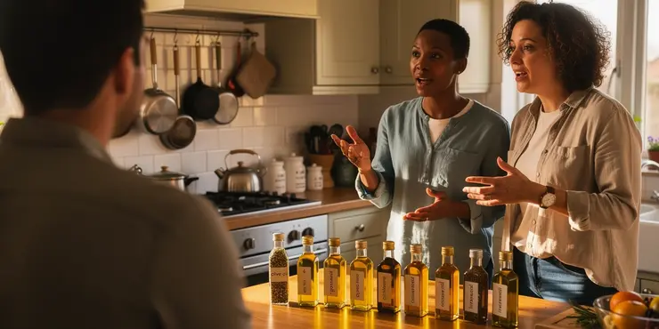 Are there any populations with high seed oil usage and low disease rates?