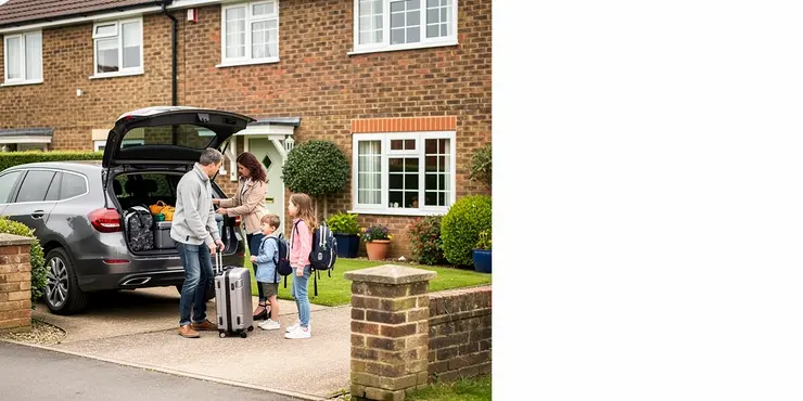 Are there border checks for UK travelers entering France or Spain by car?