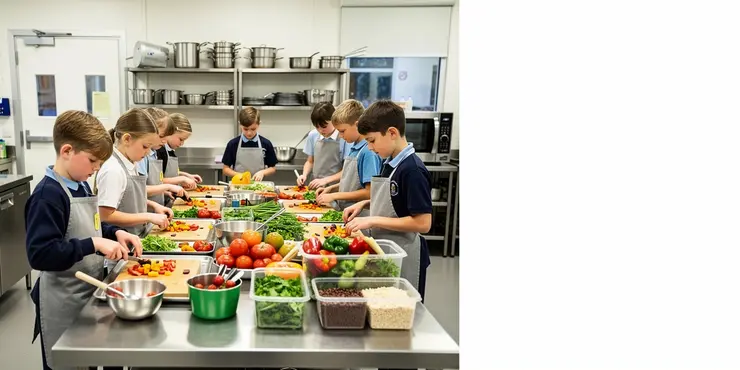 Are there educational components to the school meal program?