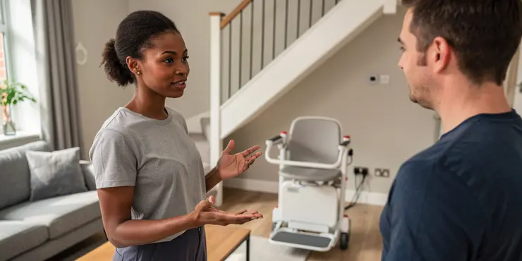 Are there portable or temporary stair lift solutions?