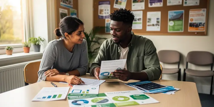 Are there solar panel installation financing options for low-income households?