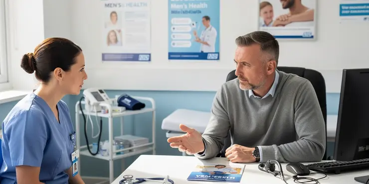 Ask for a prostate specific antigen (PSA) test along with your annual cholesterol check.