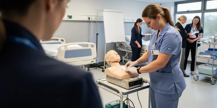 Can I attend open days to learn more about nursing programs in the UK?