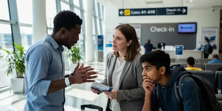 Can I continue my trip after airport screening after travelling to an outbreak area?