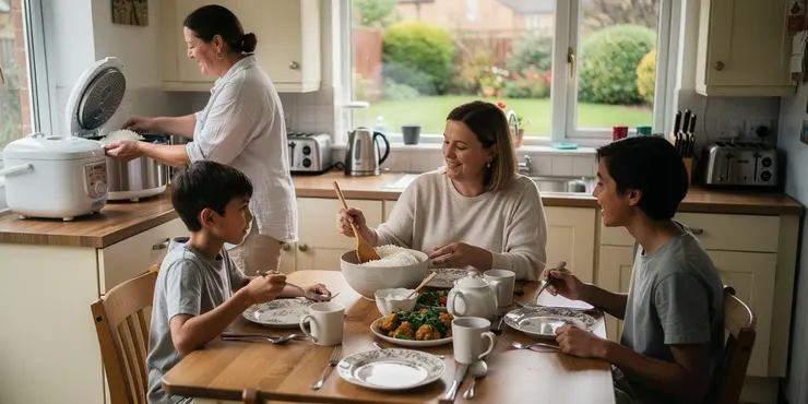 Can I eat rice that's been sitting in a rice cooker all day?