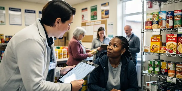 Can I get help with special dietary needs at a food bank?