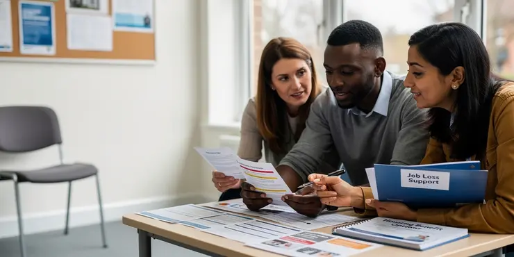 Can I get housing help with benefits for losing your job in the UK?