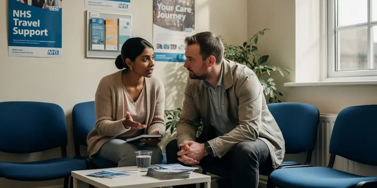 Can I include a family member during my travel for treatment?