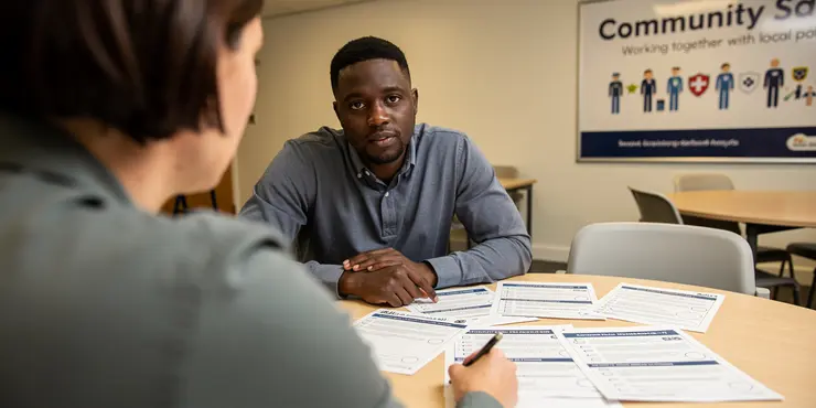 Can businesses provide local police force feedback?