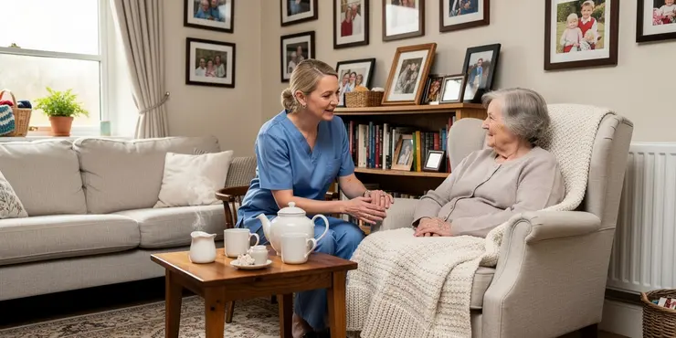 Can live-in care support individuals with dementia?