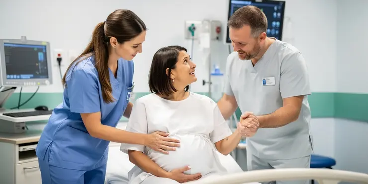 Can my partner be with me during the Caesarean section?