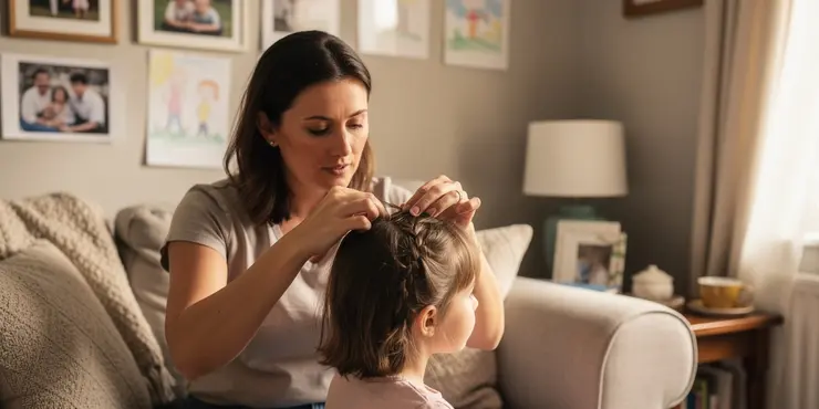 Can nits survive on furniture or clothing?