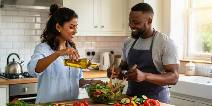 Can sunflower oil be used as a salad dressing?