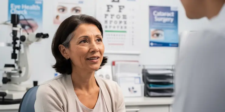 Cataract surgery can resolve life long short-sightedness?!