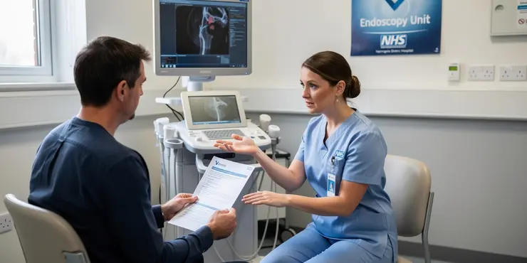 Coming to the Endoscopy Unit at Harrogate District Hospital