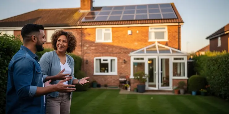 Do owned solar panels increase property value more than leased solar panels?