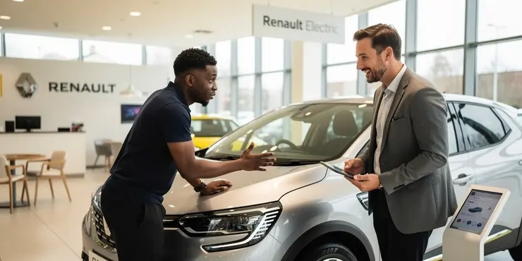 Does Renault offer electric vehicles in the UK?