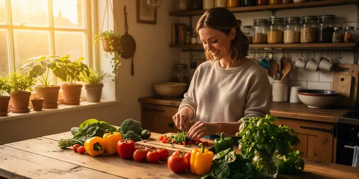 Does a vegetarian diet affect other health risks besides cancer?