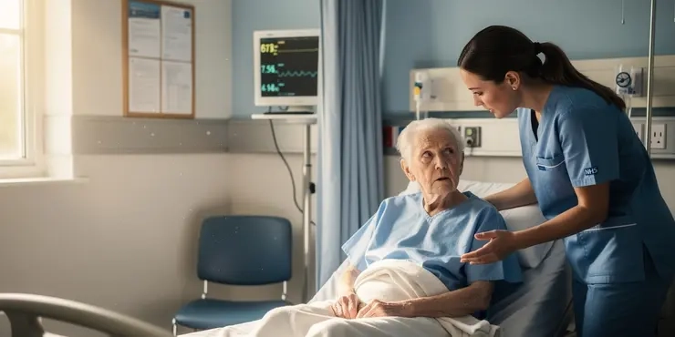 Experiencing delirium after surgery