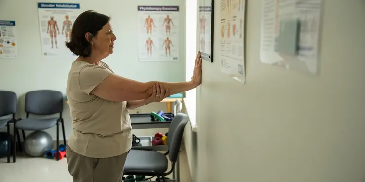 Frozen Shoulder Isometric External Rotation