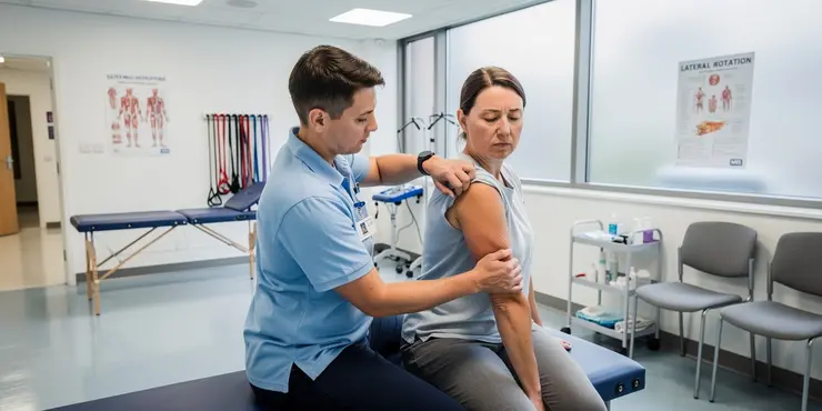 Frozen Shoulder Lateral Rotation