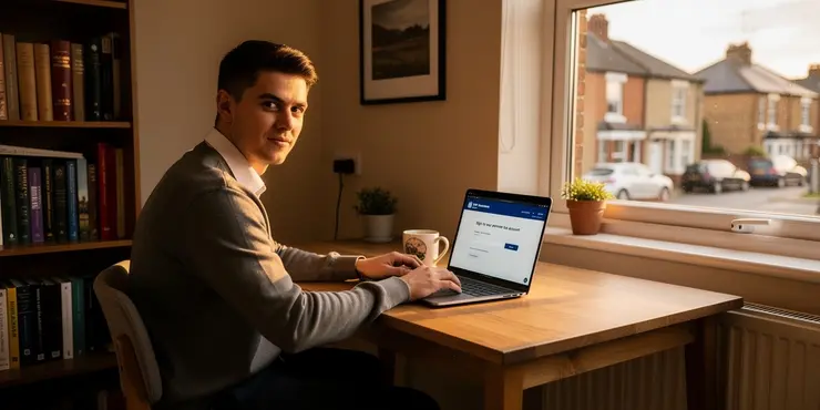 How can I check the status of my online tax return?