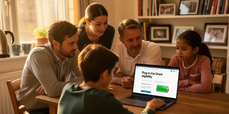 How can I find out if a vehicle is eligible for the Plug-in Car Grant?