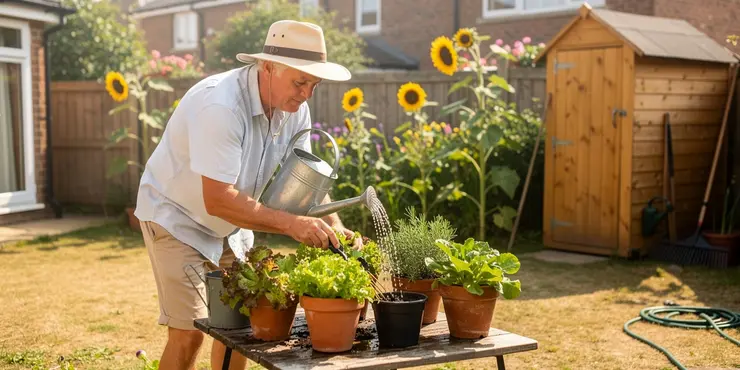 How can I keep my plants alive during a heatwave?