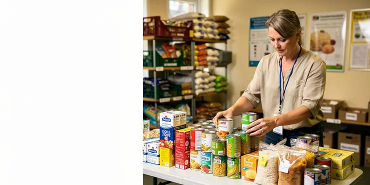How can I support my local food bank?