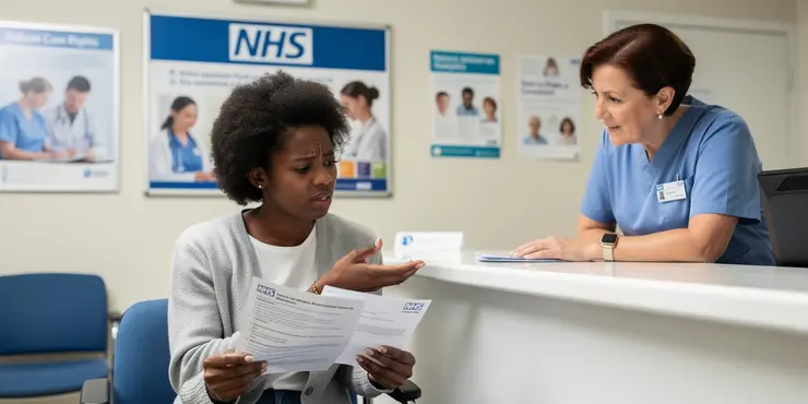 How can a patient escalate NHS staffing shortages delay care rights concerns if the first complaint is not resolved?