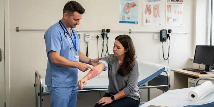 How can eczema be diagnosed?