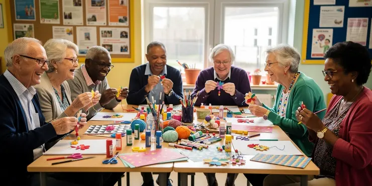 How can older people find new hobbies and groups?