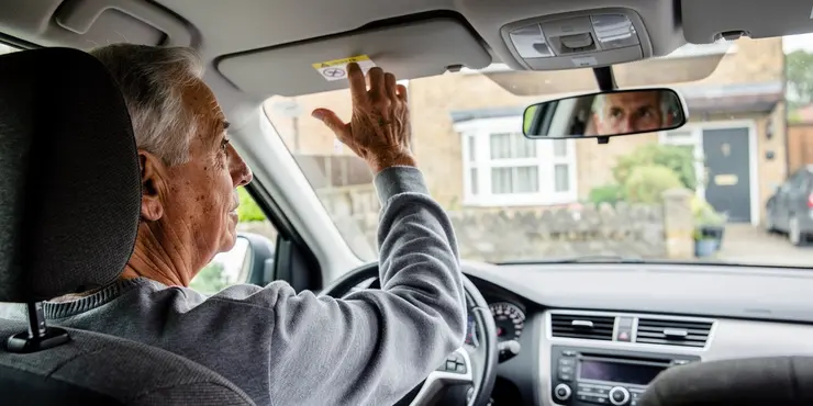 How can technology be used to monitor the driving habits of seniors?