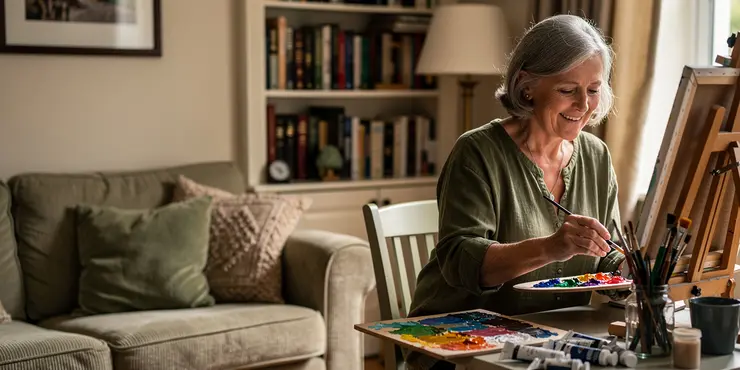 How can technology help older adults find new hobbies?