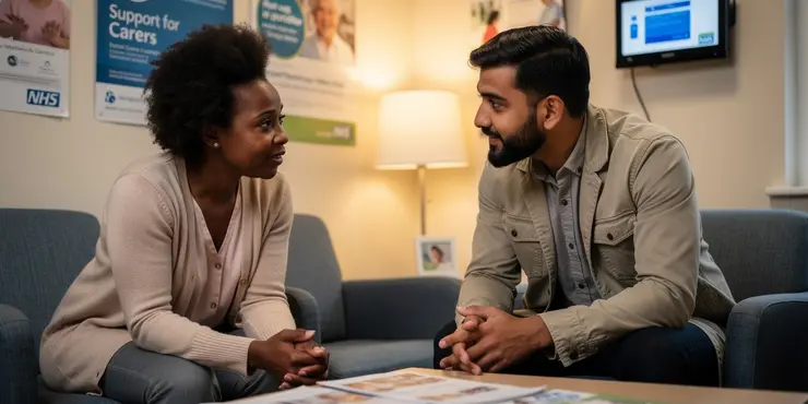 How can terminal illness support for family assist caregivers?