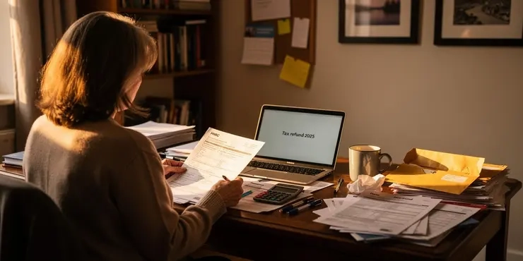 How do I claim my tax refund from HMRC?