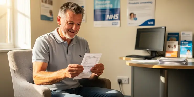 How do I interpret my prostate screening results?