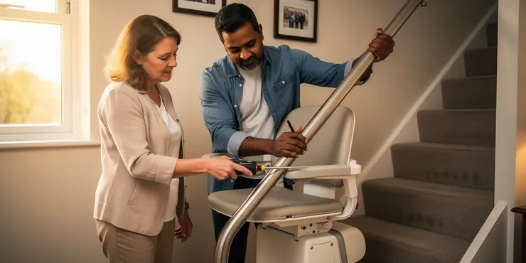 How do I maintain a stair lift?