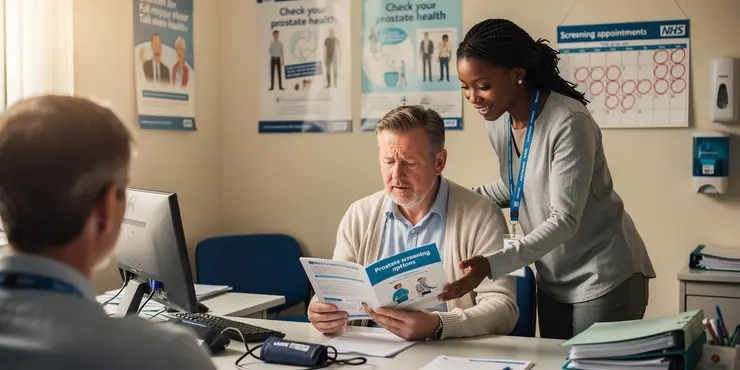 How do I schedule a prostate screening appointment?