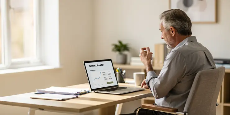 How do online pension calculators help?