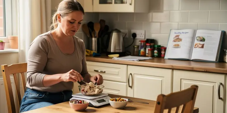 How do protein requirements for adults per day change during weight loss?