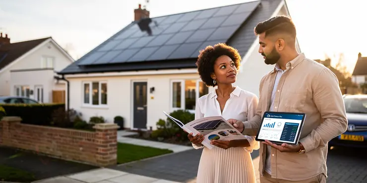 How do solar panel installation financing options work?