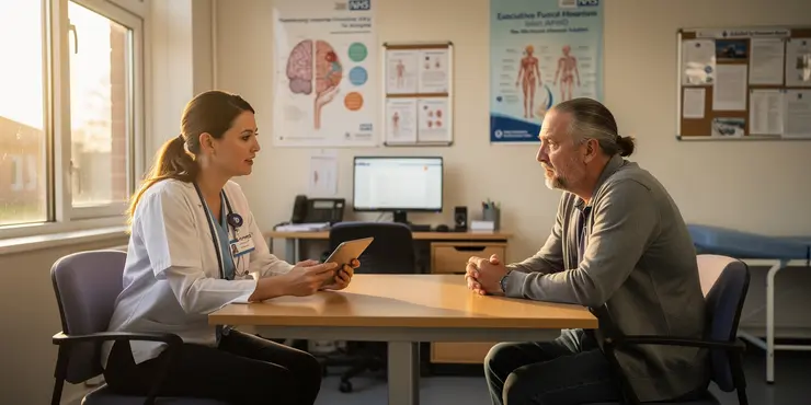 How does ADHD affect executive function?