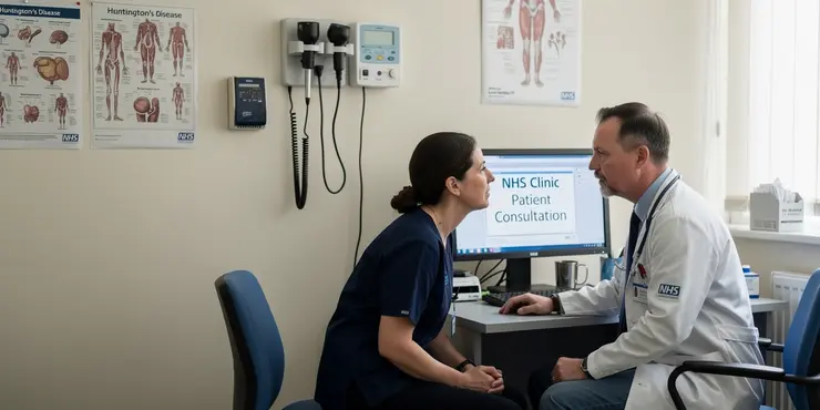 How does Huntington's disease affect cognition?