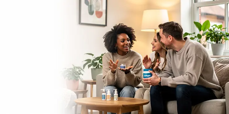 How does collagen affect the skin?