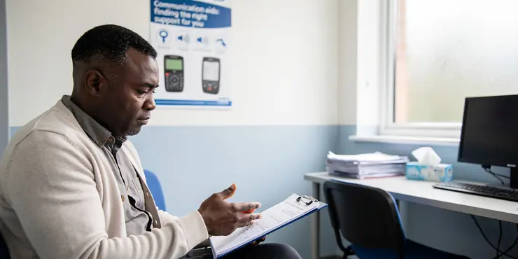 How does motor neurone disease affect speech?