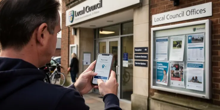 How does public reporting contribute to fixing leaks?