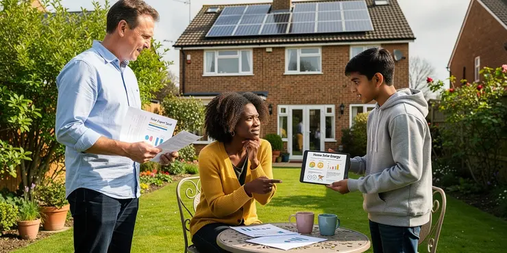 How does sell excess solar power to energy supplier work with net metering or export tariffs?